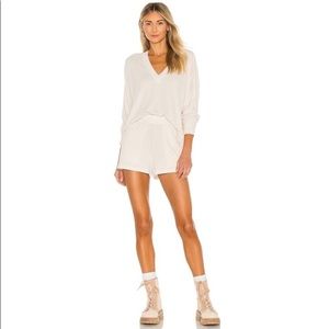 Rag & Bone knit set white cream off-white lounge new with tag pajama nightwear